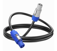 Fegtrtyoa Câble D'Extension PowerCon 16AWG AC Entrée/Sortie 15A 3 Broches pour Équipements de Câbles D'Alimentation Audio-Vidéo