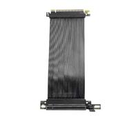 Fegtrtyoa Câble Riser PCIe 5.0 X16 90 ° Angle Droit Gen5 64 Go/S pour Les Accessoires de Carte Graphique GPU 20cm