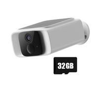 Fegtrtyoa Caméra de Surveillance Extérieure 4G TUYA Solaire 1080P 32G, Détection de Mouvement PIR, Vision Nocturne en Couleur, Batterie Intégrée.