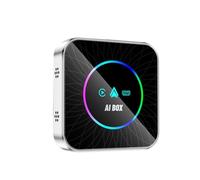 Fegtrtyoa Carplay sans Fil pour Android AI Box Android 13 Bluetooth WiFi Carplay/Android Auto Prend en Charge L'Interaction en Écran Partagé 2+16G