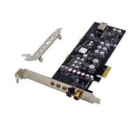 Fegtrtyoa Carte son PCIe X1 CM8828 7.1CH E-Sports Vidéo Diffusion en direct Carte son Fibre Optique Coaxiale Module de carte son