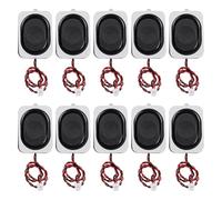 Fegtrtyoa Cavité de Haut-Parleur Son 4 Ohm 3W 10PCS Haut-Parleur HiFi pour Accessoires de Boîte de Projet Électronique pour Ordinateur