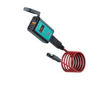 Fegtrtyoa Chargeur Carré USB Type-C Simple avec Voltmètre Intégré et Prise SAE pour Voiture 12V, Moto, ATV, RV, Bateau.