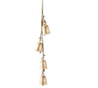 Fegtrtyoa Clochettes en Corde, Décorations Murales, Cloches en Forme de Cloche, Pendentifs en Fer, Cloches Droites, Petites Cloches en Métal, Cloches de Noël