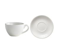 Fegtrtyoa Couple Mug Couleur 220ml Tasse en Céramique Café Design Minimaliste avec Socle Tasse à Thé Européenne Latte Blanche