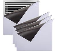 Fegtrtyoa Couvercles de Ventilation Magnétiques 4 Pièces 12 Pouces, Entièrement Scellables, pour les Bouches de Ventilation HVAC Murales, de Plafond, de Sol et de Camping-Car.