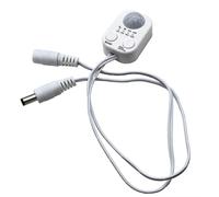 Fegtrtyoa Détecteur de Mouvement Humain avec Interrupteur, Technologie Infrarouge PIR, DC 5V-24V, Contrôle Corporel USB pour Bandes LED 2042-DC-W