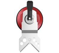 Fegtrtyoa Dispositif D'Équipement Ouvert Ile Glass pour Carreaux en Marbre et en Verre, Guide de Foret à Couronne avec Base à Suction, de 6 mm à 83 Mm.