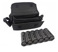 Fegtrtyoa Distributeur de Pièces Euro 6 Emplacements NOUVEAU Portefeuille avec Conducteur, Poche Zippée, Trieur de Reçus en Espèces, Pièces en Toute Sécurité, Portefeuille de Taille pour Serveur.