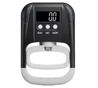 Fegtrtyoa Dynamomètre Numérique Dynamomètre Electronic Grip Strength Metter Tester pour Les Écoles à Domicile pour Les Élèves Adultes pour L'Examen de L'École Secondaire Noir et Blanc