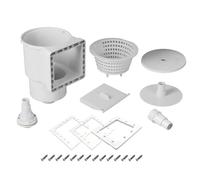 Fegtrtyoa Écumoire de Piscine Hors Sol Universelle - Kit D'Accessoires pour Écumoire de Piscine - Largeur D'Ouverture 6 Pouces - Convient à Toutes Les Découpes de Paroi de Piscine Standard