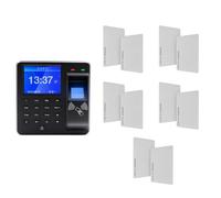 Fegtrtyoa Empreinte Digitale Biométrique 125 KHz RFID Temps de Fréquentation Recorqueur Horloge Reconnaissance de la Porte Contrôle D'Accès à Enregistrement