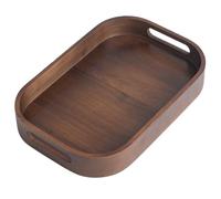 Fegtrtyoa Ensemble de Plateau à Thé, Assiette de Rangement pour Tasse à Thé, Plateau en Bambou, Plateau pour Ensemble à Thé M.