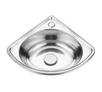 Fegtrtyoa Évier de Cuisine Goutte dans Une Baignoire Simple Bol en Acier Inoxydable Triangle de Forme Légumes Corner Motorhome Basins de Salle de Bain Barre Petits