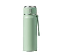 Fegtrtyoa Gobelet Isotherme en Acier Inoxydable de Qualité Alimentaire, Gobelet à Eau de Haute Qualité pour Enfants et Étudiants, Gobelet Spécial pour L'École, Vert