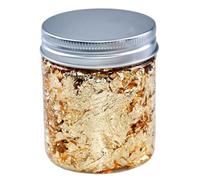 Fegtrtyoa Imitation Feuille d'or, Adaptée au Bricolage Nail Art, à la Fabrication de Moules à Bougies et à l'art Décoratif