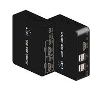 Fegtrtyoa Imprimante D'Ordinateur Portable 4K 60Hz Commutateur Partagé Commutateur USB KVM 2 en 1 Clavier USB Clavier de Souris Sélecteur de Sélecteur