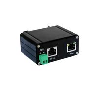 Fegtrtyoa Injecteur POE Industriel 35W 2.5Gbps, Entrée 12-60Vdc, Sortie 55V 0.6A, Alimentation Passive par Ethernet pour Dispositifs Réseau.