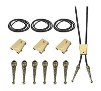 Fegtrtyoa Kit D'Accessoires pour Cravates Bolo, pour la Fabrication de et Colliers Occidentaux DIY B