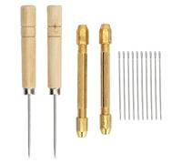 Fegtrtyoa Kit de Fabrication de Perruques de Poupée avec 10 Épingles de 0,6 Mm, 2 Supports et Un Poinçon pour Outil D'Enracinement des Cheveux pour Projets de Bricolage