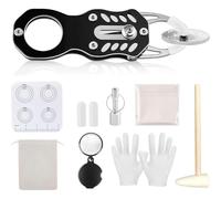 Fegtrtyoa Kit de Test de Pièces de Monnaie Pocket Pinger pour la Vérification de la Résonance Sonore et de la Taille, Outil de Test pour Pièces D'Or et D'Argent Destiné Aux Collectionneurs