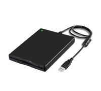 Fegtrtyoa Lecteur de Disquette Externe USB 3,5 Pouces FDD 1,44 Mo Portable pour PC Portable de Bureau