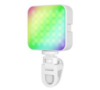 Fegtrtyoa Lumière de Poche LED Mini Lampe de Remplissage Portable Rechargeable pour Enregistrement Vidéo Maquillage Caméra Ordinateur Portable Selfie Lumière,A