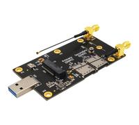 Fegtrtyoa M. 2 Clé B à USB 3.0 NGFF Adapter Expansion Carte pour Le Module 3G / 4G / 5G M. 2 Carte WiFi Dual Nano Sim Card Slot 5G Antenne