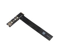 Fegtrtyoa M.2 NVME SSD Extension Cable PCIe 4.0 X4 M-Key Terrain de Données à Haute Vitesse