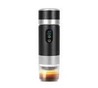 Fegtrtyoa Machine à sans Fil 80 ML, Auto-Chauffante, 20 Bars, Idéale pour Les Voyages et Le Bureau. Compatible Café Moulu et Capsules.