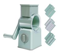 Fegtrtyoa Machine de Hachage Manuel avec Tambour Trancheur et Râpe à L'Ail et Pomme de Terre