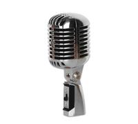 Fegtrtyoa Microphone Vocal Dynamique Filaire LAC50-55SH, Professionnel, Vintage, Classique, pour Performances Live, Karaoké