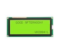 Fegtrtyoa Module D'Affichage LCD WH2004L 20x4 Pouces, Grand Format, COB 5 V, Jaune et Vert, Résolution 20x4