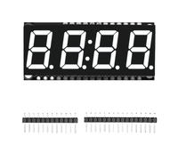 Fegtrtyoa Module D'Affichage LED HT16K33, 4 Chiffres, 7 Segments, 0,56 Pouce, Indicateur de Temps, Tube Blanc