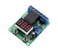 Fegtrtyoa Module de Relais de Sécurité de Décharge de Charge DC 12V Tension Numérique Contrôle de Commande de Délais de Commande de la Carte de Contrôle Du Commutateur