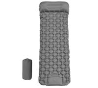 Fegtrtyoa Nouveau de Camping Gonflable Autogonflant, Pneumatique Résistant à L'Humidité, Gris