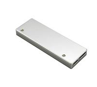 Fegtrtyoa OCUSSD PCI-E 4.0 X4 64 Gbps OCULINK SSD Enclosure OCULINK Mobile SSD Adaptateur PCIe 4.0 X4 à NVME M.2 M CLÉ de CLÉ EXTÉRIEL