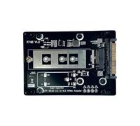 Fegtrtyoa PCIE 4.0 R74B M. 2 NVME à U. 2 SSD SFF8639 Adaptateur Drive du Disque Dur 2230/2242/2260/2280 SSD M2 DDR4 X4 128 Gbps Gen3 Gen4