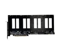 Fegtrtyoa PCIE 5.0 X16 R37D Expansion Carte 4-Port E1.S / E3.S (SFF-TA-1002) Adaptateur Divisé en Disque Dur Gen5 X16 Prise en Charge d'un Drag Fou