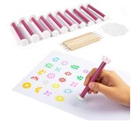 Fegtrtyoa Petal Tools For Painting Different Detachable Dotting Shapes Dotting Pens For Embossing Tools For Painting Dots