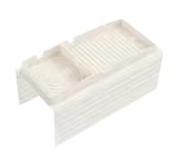 Fegtrtyoa Plateau de Canapé Portable avec Accoudoir, Porte-Gobelet en Gel de Silice, Blanc