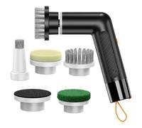 Fegtrtyoa Pocket Pocket -Scrubber, 360 ° Rotating Portable Portable Nettaiteur Brosse, Pocke Horse - Black