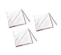 Fegtrtyoa Polisseur de Verres à Vin et Chiffon de Polissage pour Verres à Vin pour Un Nettoyage sans Peluches, sans Traces et sans Traces des Verres à Vin, Blanc 3 Pièces