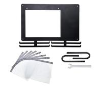 Fegtrtyoa Porte-Médailles Mural pour Coureurs de Marathon, Pouvant Contenir Jusqu'à 36 Médailles ou 80 Dossards.