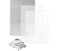 Fegtrtyoa Pour le Scrapbooking pour les Travaux de Découpe et D'Embossage - Ensemble de 3 Plaques de Découpe et de Shim en Métal pour Machine de Découpe.