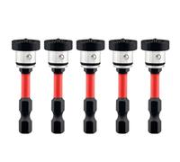Fegtrtyoa Pour les Bits de Tournevis à Cloison à Plateau en Plâtre 5 Pcs Set Positionnement et Têtes Magnétiques - Vis de 50 mm Incluses
