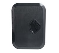 Fegtrtyoa pour Marine Yacht RV Boat Deck Hatch Recangle ABS 10-5/8 X 14-3/4 Pouces de Pont de Bateau Hatch Coud Access Cover Black