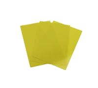 Fegtrtyoa Pour Pack de Batterie Lifepo4 Compatible 3 Pièces 3240 Plaque en Fibre Époxy Jaune 0,5x128x195mm Plaque D'Isolation et Protection Thermique DIY