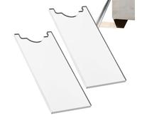 Fegtrtyoa Prévention des Risques D'Incendie Provenant des Chauffages - Arrêt de Canapé et de Lit Transparent, Espaceur Mural Universel (Paquet de 2) pour la Protection des Murs A