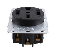 Fegtrtyoa Prise 125/250 Volt, 14-50R Jusqu'à 50 Ampères, Adaptée Aux Véhicules Électriques, Aux Camping-Cars et Aux Gros Appareils - 3 Pôles 4 Fils.